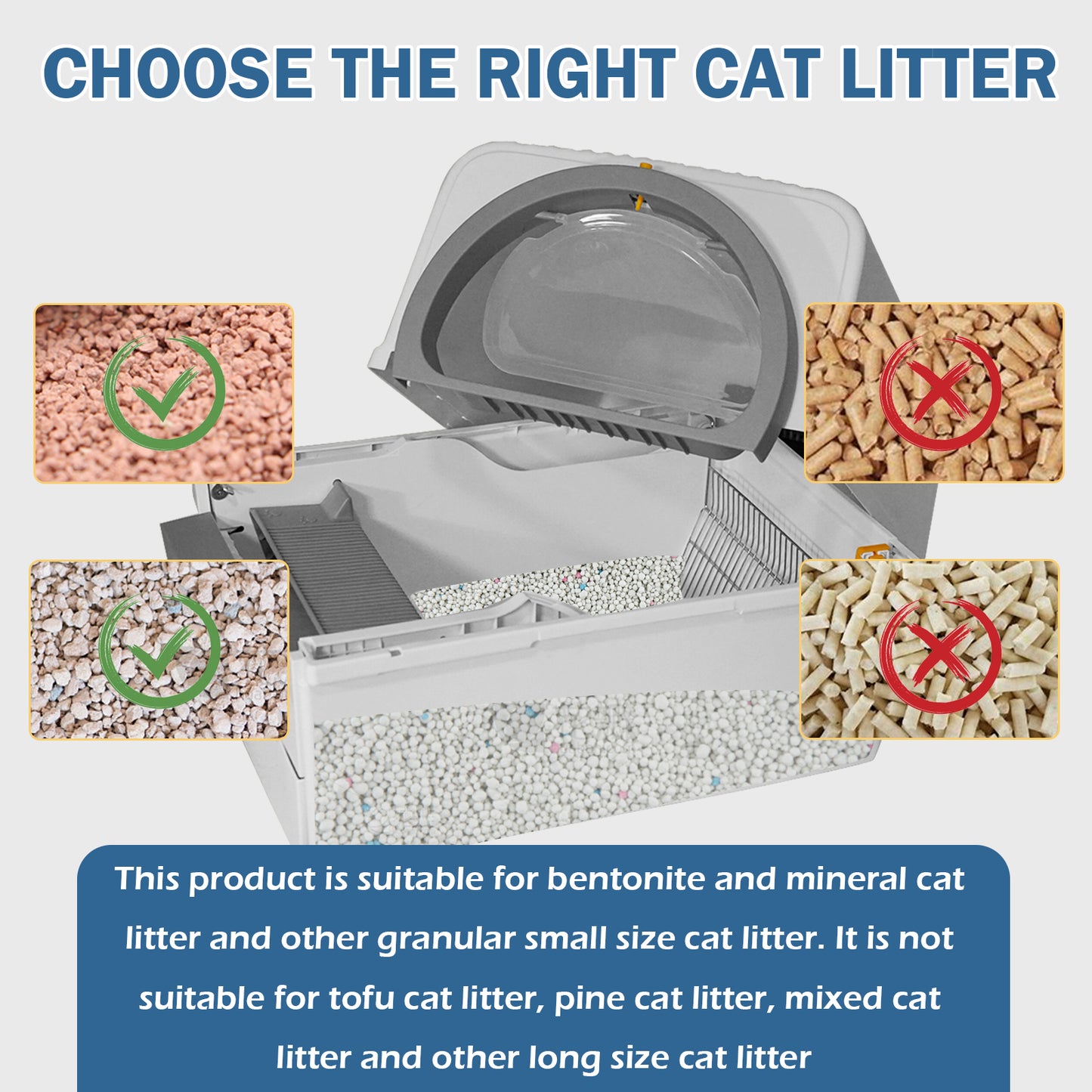 Semi-automatic Cat Litter Box Pull and Slide rake for Waste Cleaning best design