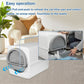 Semi-automatic Cat Litter Box  scoopfree  Pull and Slide rake for Waste Cleaning best design