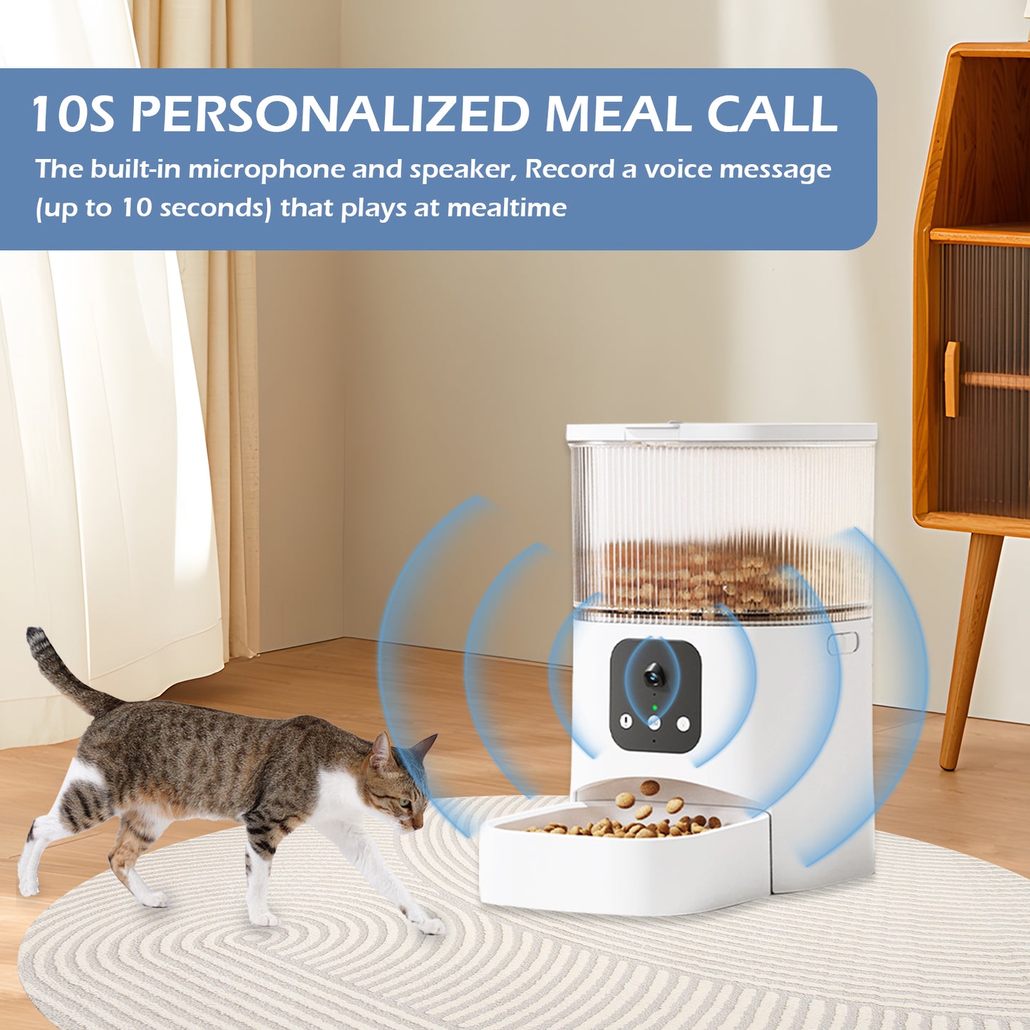 Automatic Self Dispensing Dog/Cat Food Feeder with Camera And Waterer Dispenser